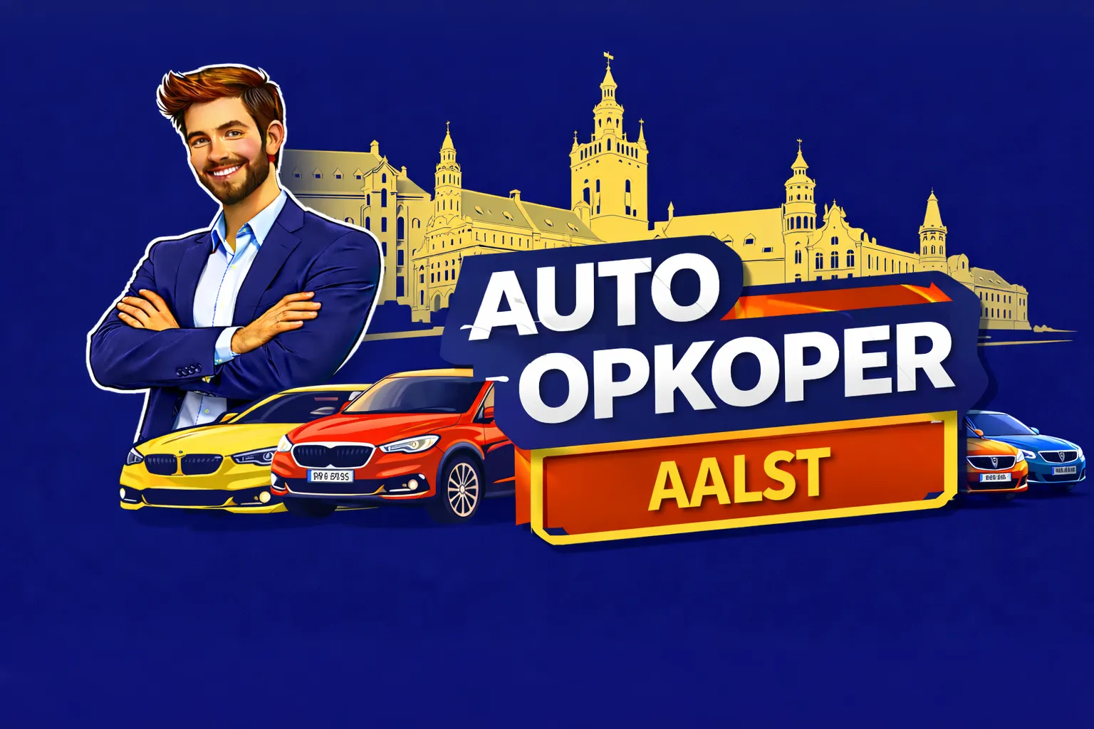 Auto verkopen Aalst aan auto opkoper Bram - diesel, benzine, hybride en EV opkoper voor heel Aalst en randgemeenten in Oost-Vlaanderen, sterke export en gratis ophaling