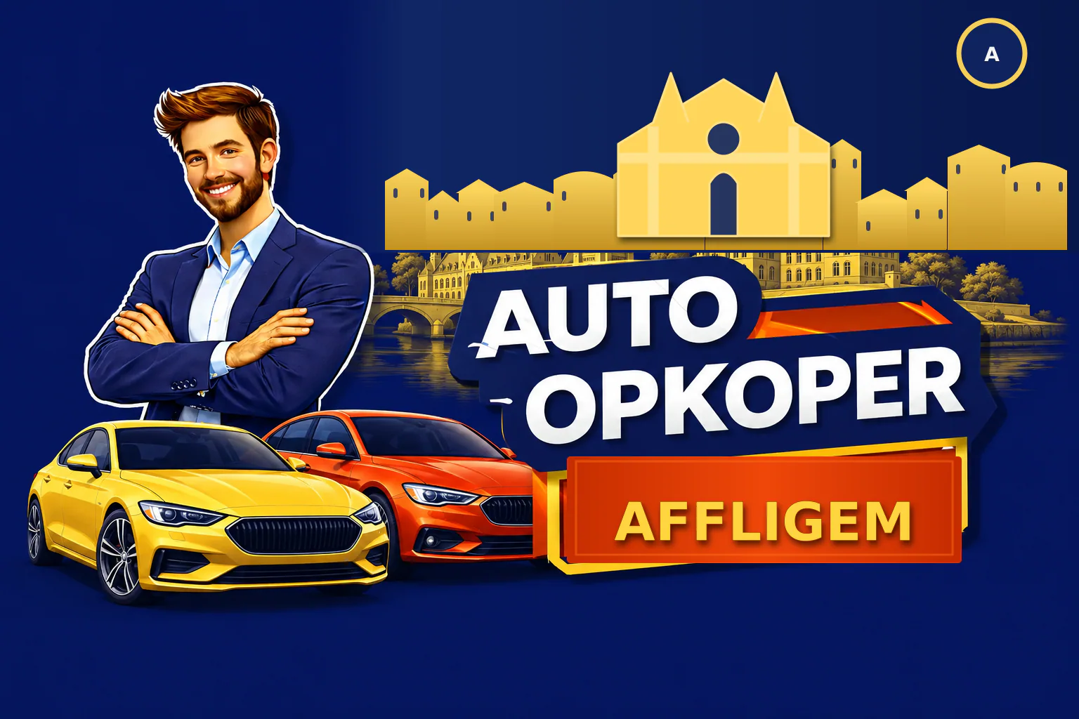 Auto verkopen in Affligem aan Auto Opkoper Bram - lokale auto opkoper voor diesel, benzine, hybride en elektrische wagens