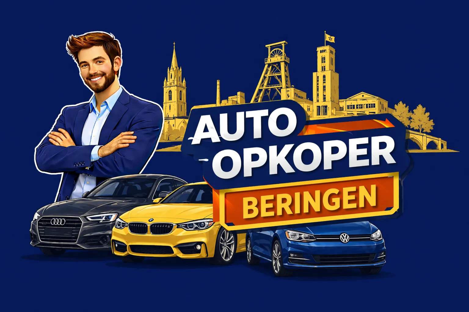 Auto verkopen Beringen aan auto opkoper Bram - diesel, benzine, hybride en EV opkoper voor heel Beringen en randgemeenten in Limburg, sterke export en gratis ophaling
