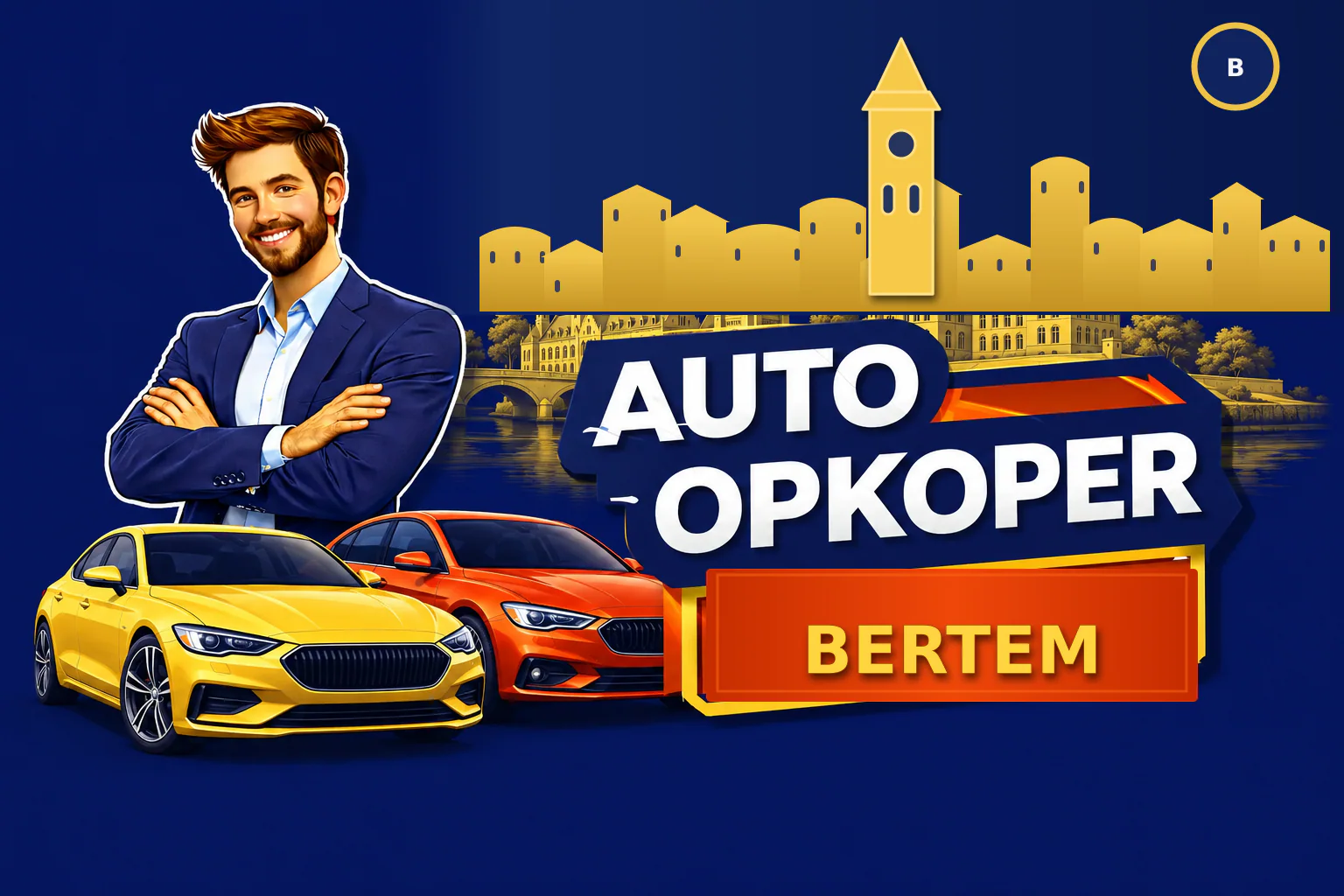 Auto verkopen in Bertem aan Auto Opkoper Bram - lokale opkoper voor diesel, benzine, hybride, elektrische wagens en bestelwagens