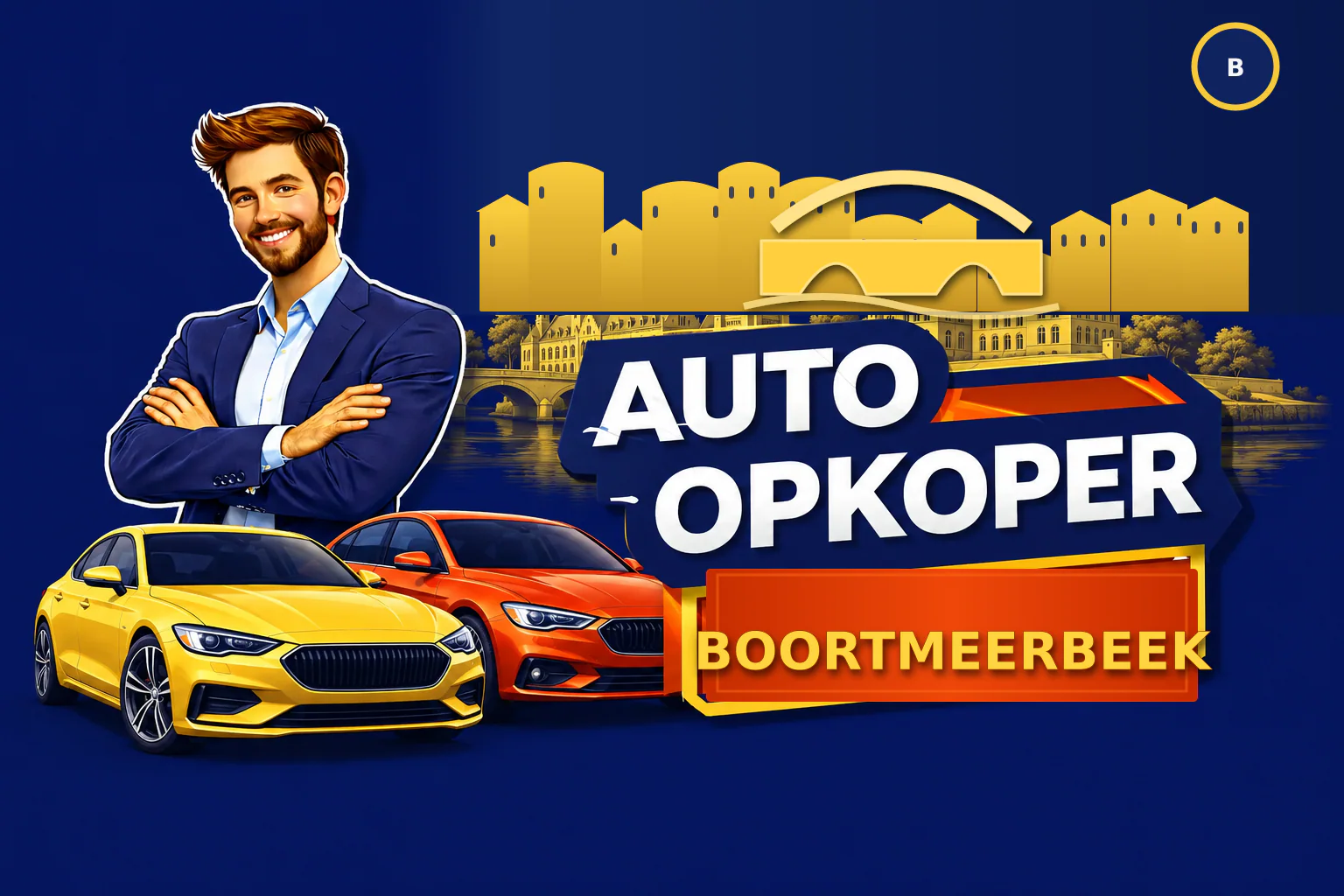 Auto verkopen in Boortmeerbeek aan Auto Opkoper Bram - lokale opkoper voor diesel, benzine, hybride, elektrische wagens en bestelwagens