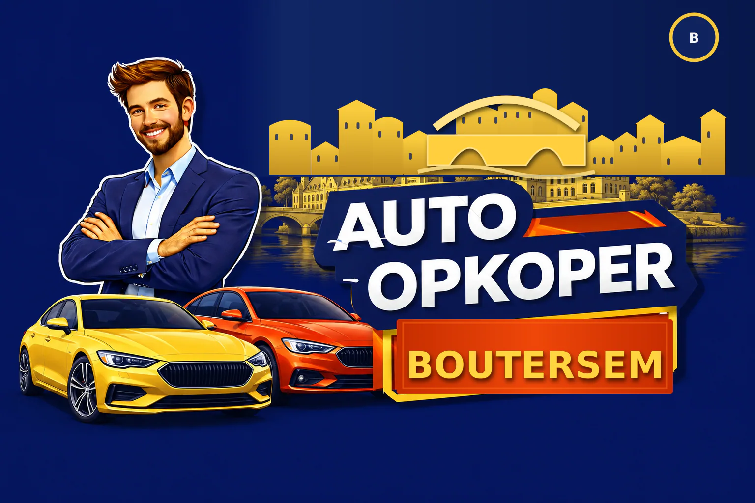 Auto verkopen in Boutersem aan Auto Opkoper Bram - lokale opkoper voor diesel, benzine, hybride, elektrische wagens en bestelwagens