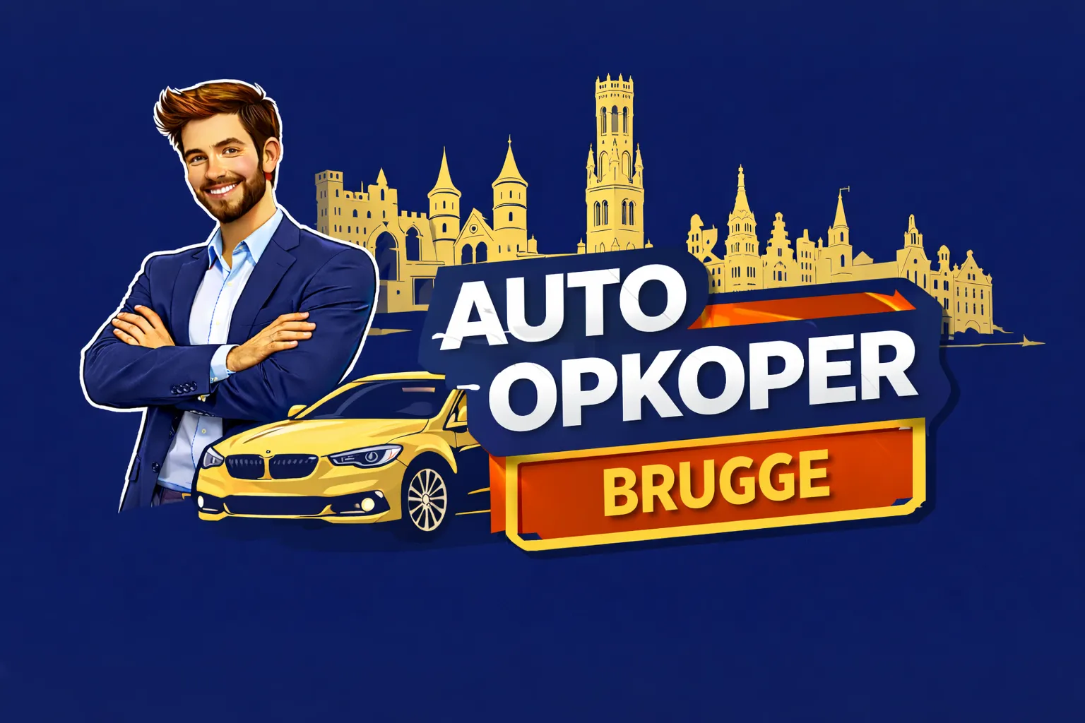 Auto verkopen Brugge aan auto opkoper Bram - diesel, benzine, hybride en EV opkoper voor heel Brugge en randgemeenten in West-Vlaanderen, sterke export en gratis ophaling