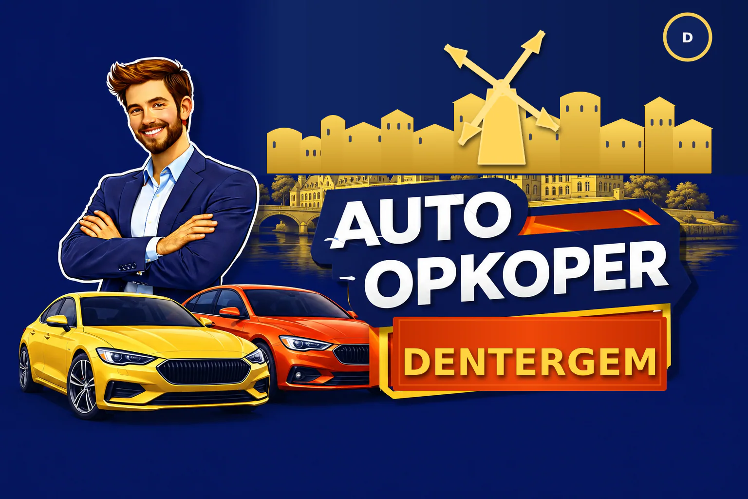 Auto verkopen in Dentergem aan Auto Opkoper Bram - lokale opkoper voor diesel, benzine, hybride, elektrische wagens en bestelwagens