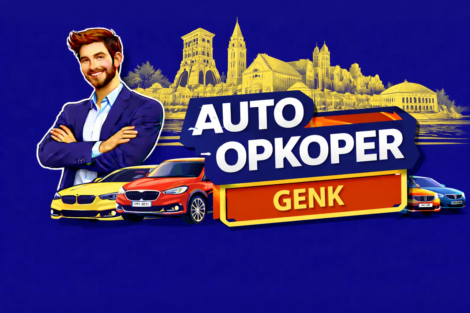 Auto verkopen Genk aan auto opkoper Bram - diesel, benzine, hybride en EV opkoper voor heel Genk en randgemeenten in Limburg, sterke export en gratis ophaling