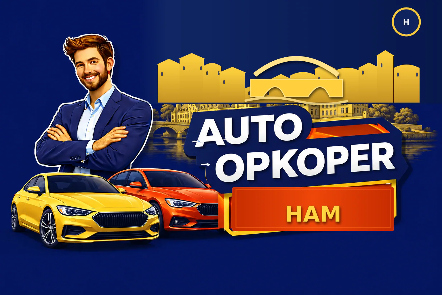 Auto verkopen in Ham aan Auto Opkoper Bram - lokale opkoper voor diesel, benzine, hybride, elektrische wagens en bestelwagens