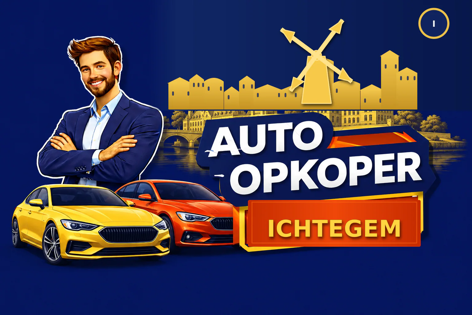 Auto verkopen in Ichtegem aan Auto Opkoper Bram - lokale opkoper voor diesel, benzine, hybride, elektrische wagens en bestelwagens