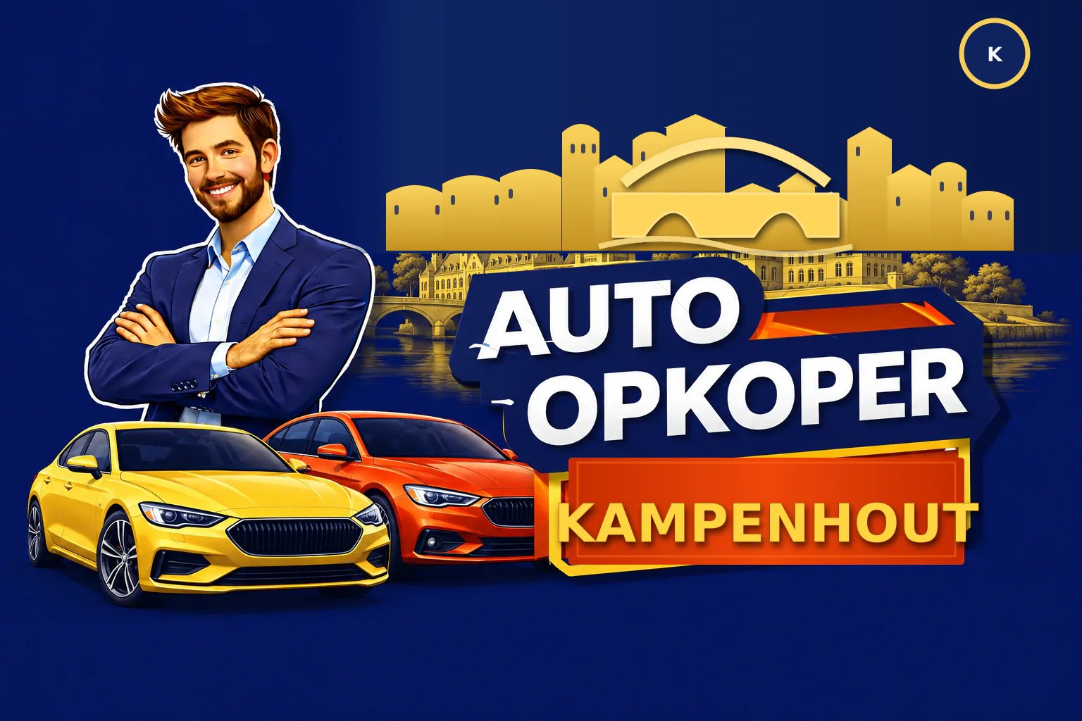 Auto verkopen in Kampenhout aan Auto Opkoper Bram - lokale opkoper voor diesel, benzine, hybride, elektrische wagens en bestelwagens