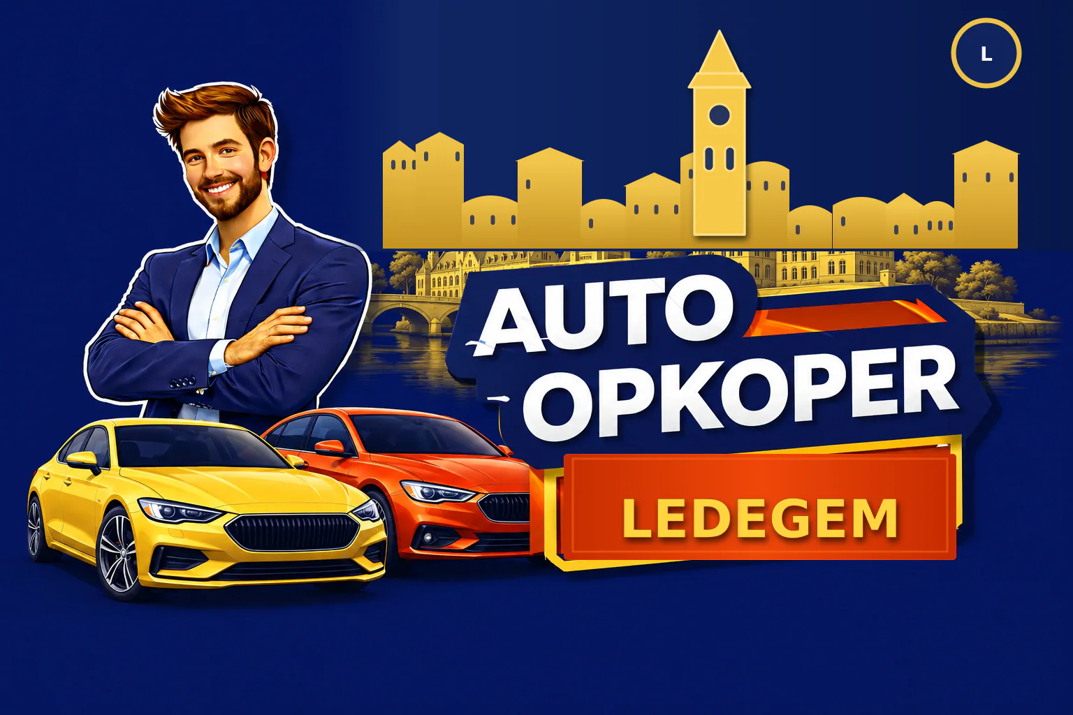 Auto verkopen in Ledegem aan Auto Opkoper Bram - lokale opkoper voor diesel, benzine, hybride, elektrische wagens en bestelwagens