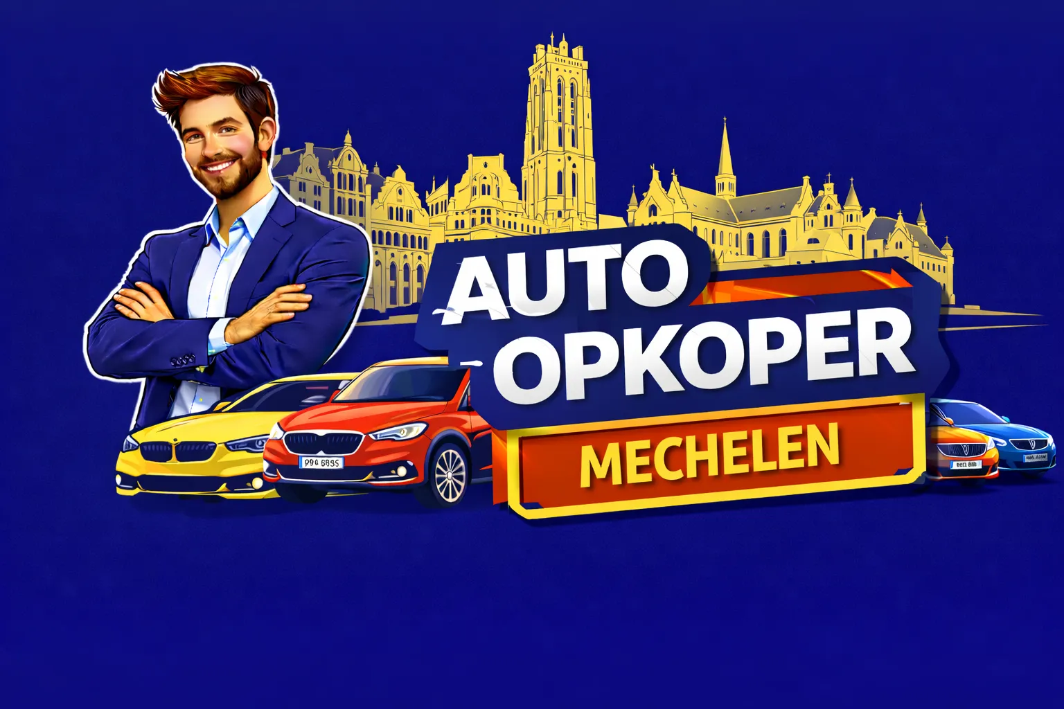 Auto verkopen Mechelen aan auto opkoper Bram - diesel, benzine, hybride en EV opkoper voor heel Mechelen en randgemeenten in Antwerpen, sterke export en gratis ophaling