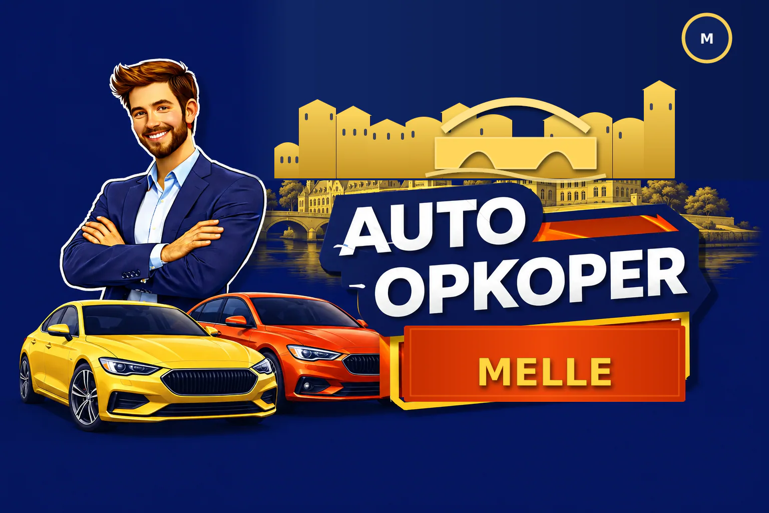 Auto verkopen in Melle aan Auto Opkoper Bram - lokale opkoper voor diesel, benzine, hybride, elektrische wagens en bestelwagens