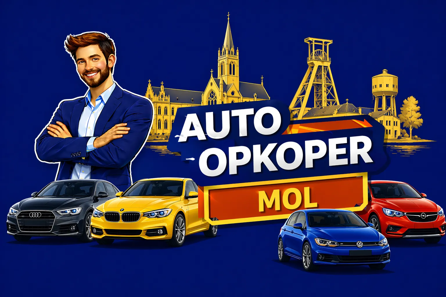 Auto verkopen Mol aan auto opkoper Bram - diesel, benzine, hybride en EV opkoper voor heel Mol en randgemeenten in Antwerpen, sterke export en gratis ophaling
