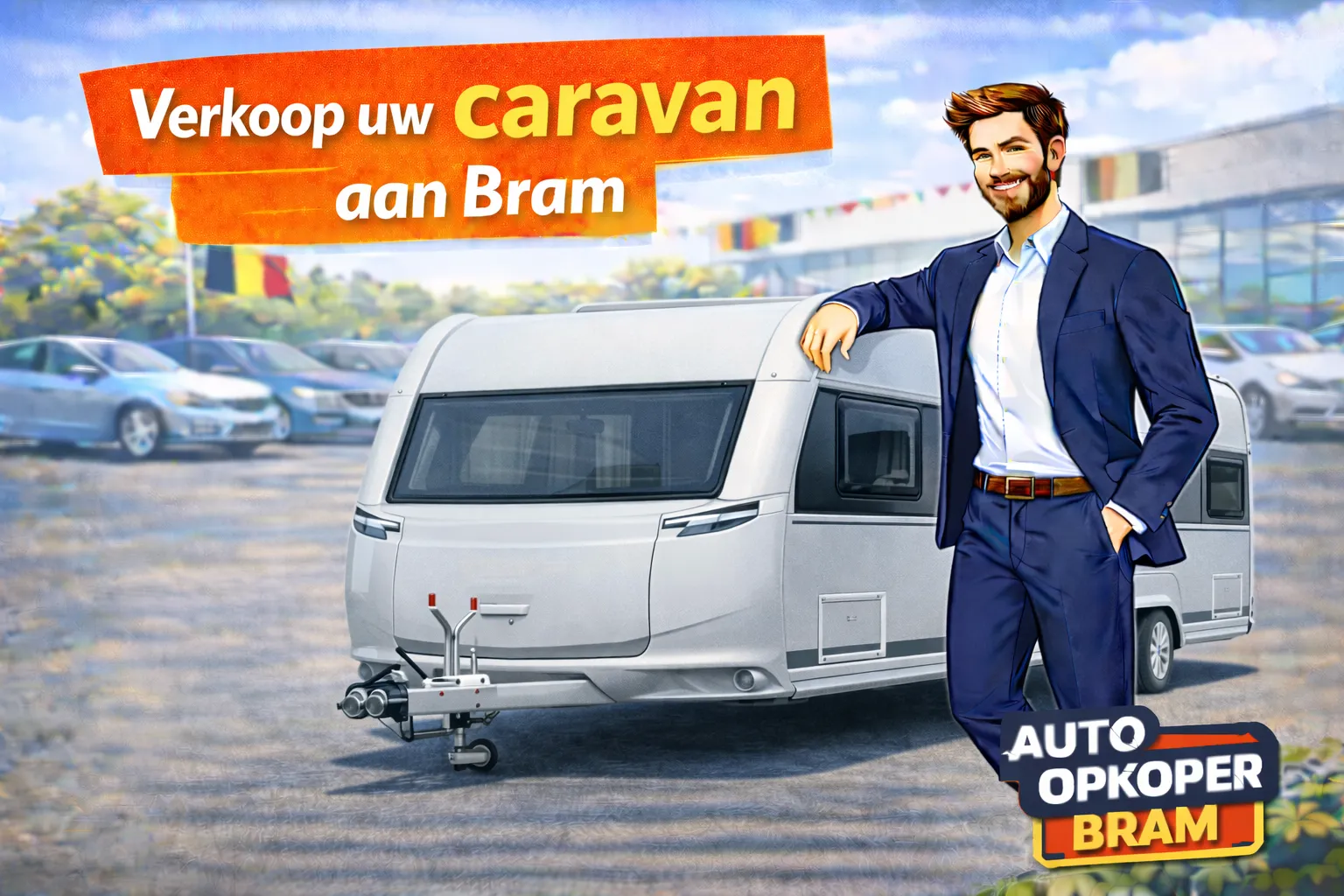 Caravan verkopen in Belgie aan Auto Opkoper Bram - toercaravan, stacaravan, vouwwagen en mobilhome opkoper, ook met vochtschade of zonder sleepkeuring
