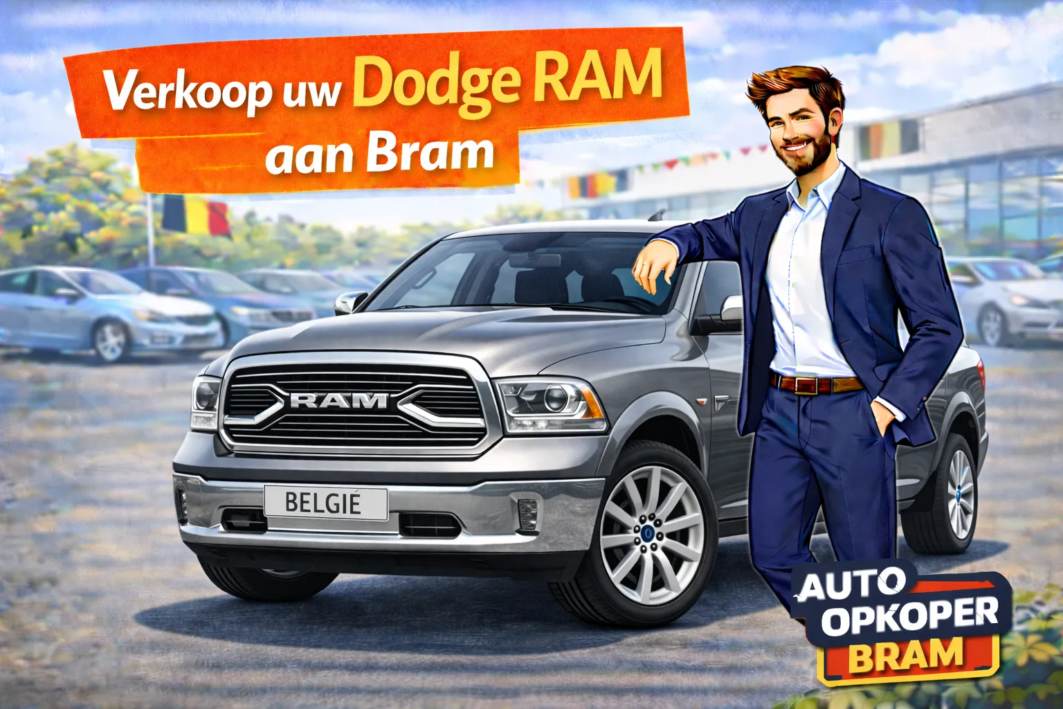 Dodge RAM verkopen in Belgie aan Auto Opkoper Bram - RAM 1500, 2500, 3500, Laramie, Limited, Rebel, TRX en Hellcat opkoper, ook bij HEMI-tick, EcoDiesel- of LPG-issues