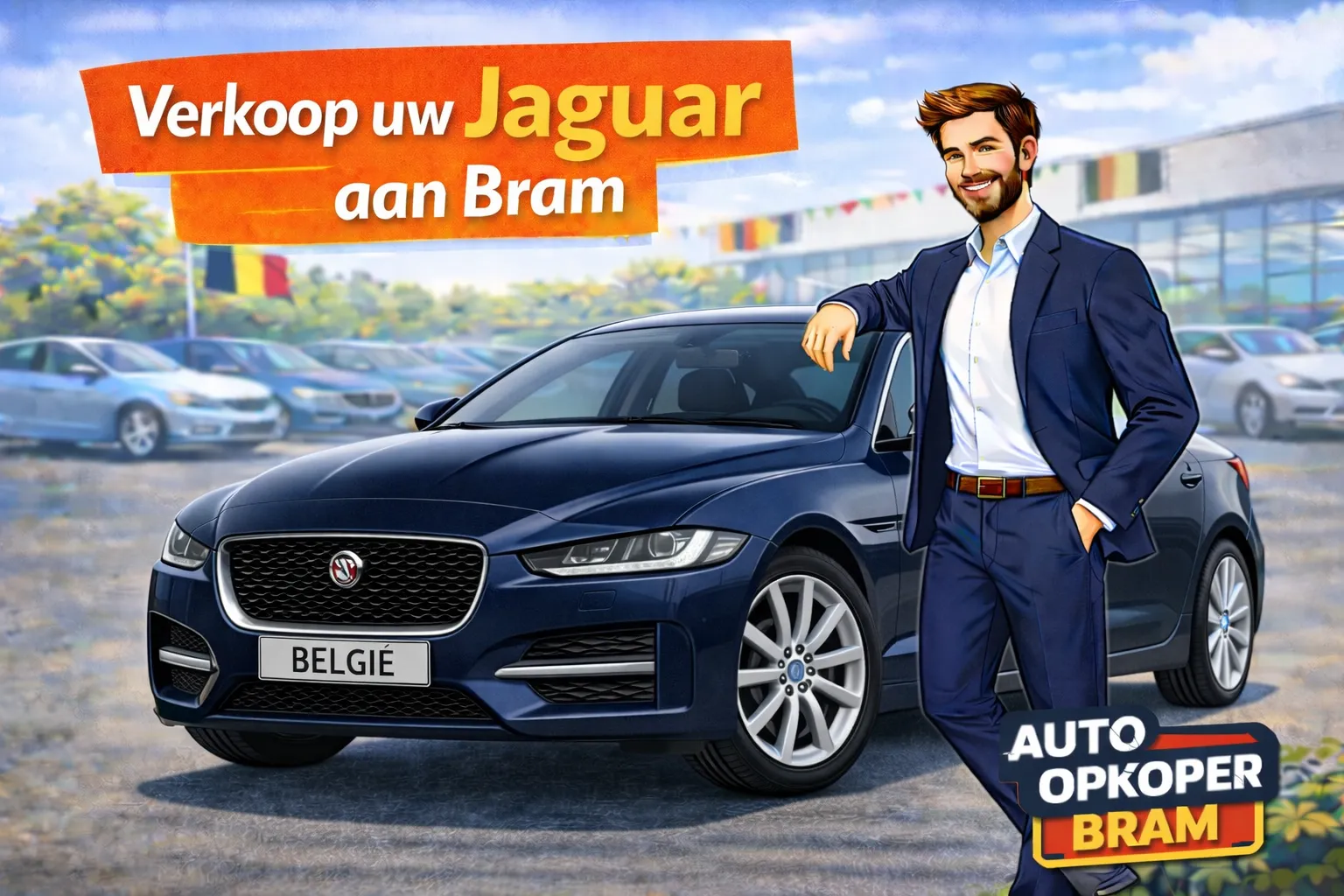 Jaguar verkopen in Belgie aan Auto Opkoper Bram - XE, XF, XJ, F-Type, F-Pace, E-Pace, I-Pace en klassiekers, ook bij Ingenium- ZF 8HP- of HV-issues