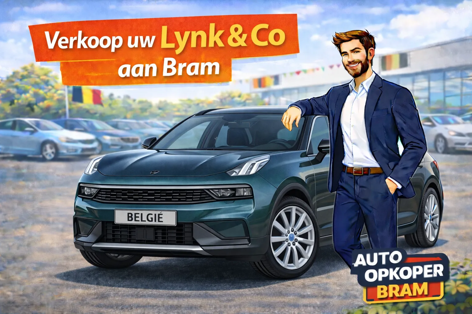 Lynk en Co verkopen in Belgie aan Auto Opkoper Bram - 01 HEV PHEV, 02 BEV, 03 Cyan, 05 PHEV en 09 PHEV opkoper, ook bij PHEV-batterij- infotainment- of DCT-issues
