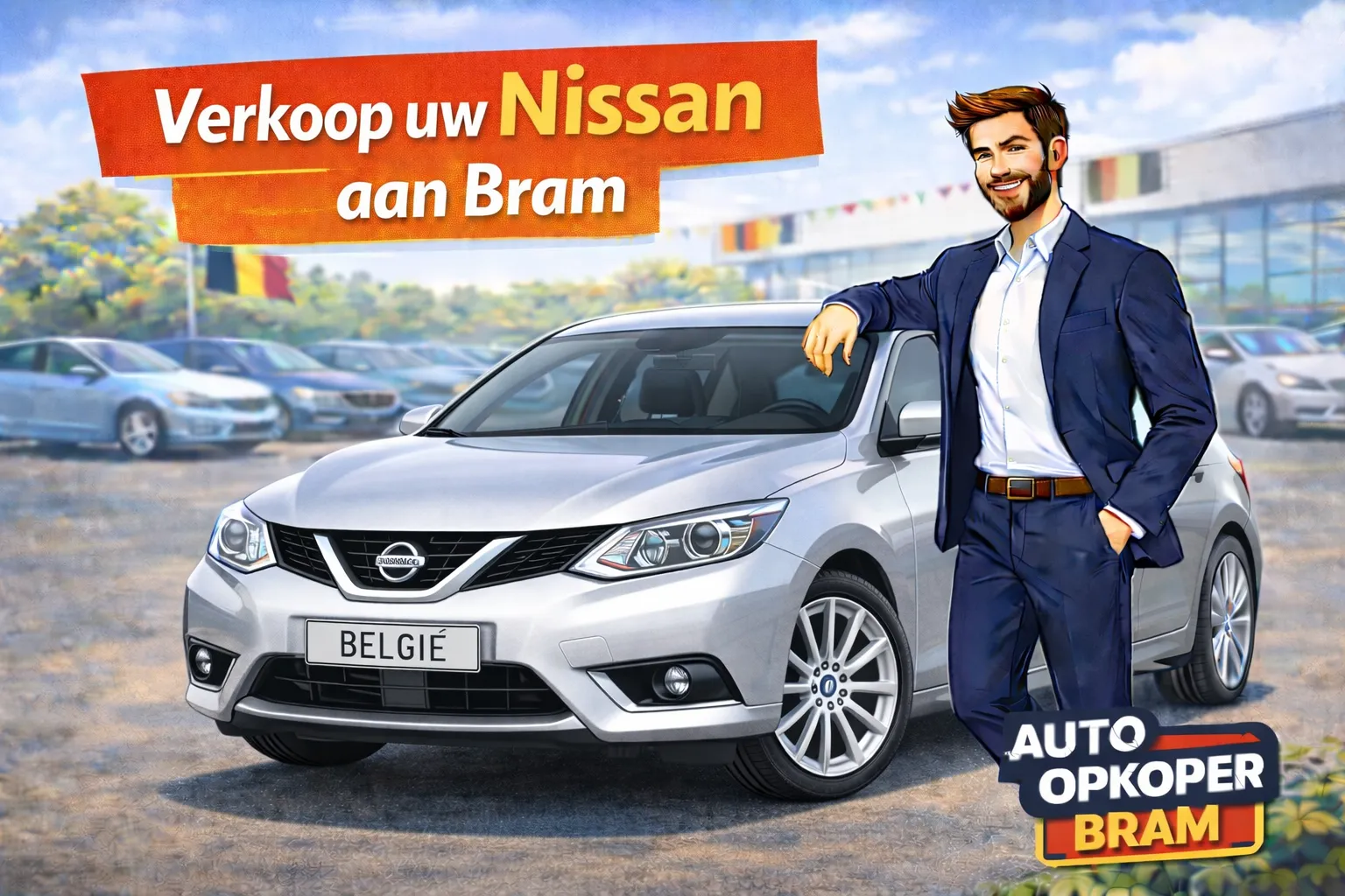 Nissan verkopen in Belgie aan Auto Opkoper Bram - Micra, Juke, Qashqai e-Power, X-Trail, Leaf, Ariya, GT-R en Patrol opkoper, ook met CVT-judder of Leaf-batterij issue