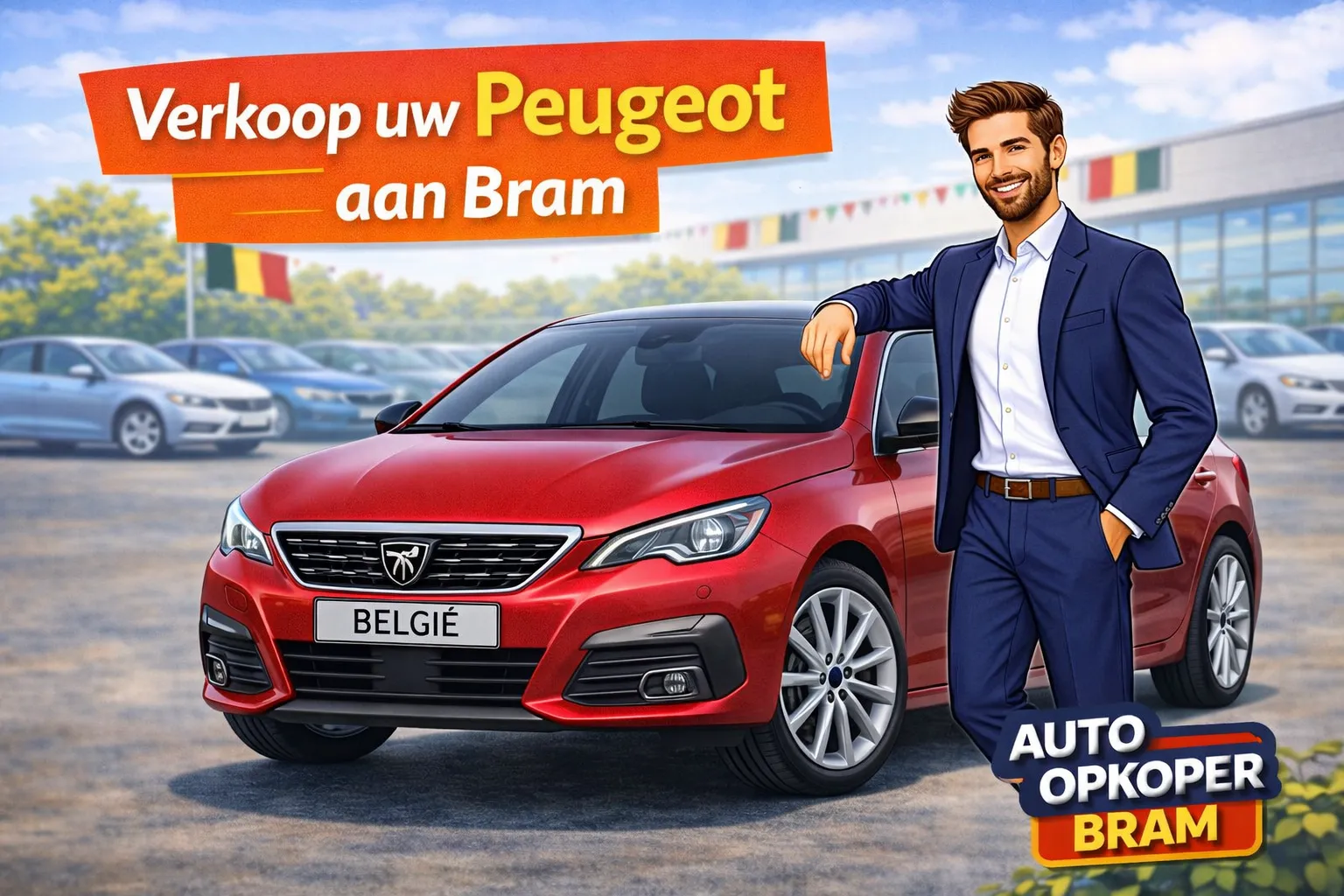 Peugeot verkopen in Belgie aan Auto Opkoper Bram - 208, 308, 3008, 5008, 508, e-208, e-2008, Partner en Boxer opkoper, ook met PureTech-natte-riem of EAT8-issue