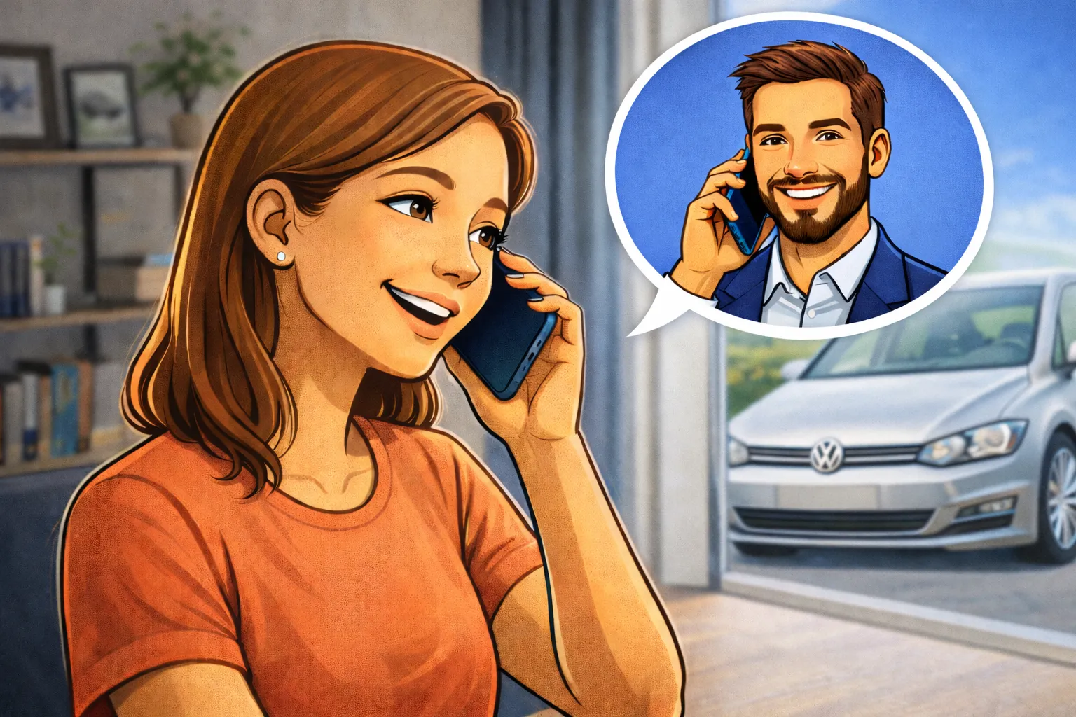 Stap 2 - Ontvang binnen 1 uur een eerlijk telefonisch bod van Auto Opkoper Bram voor uw auto, transparant en zonder verborgen kosten