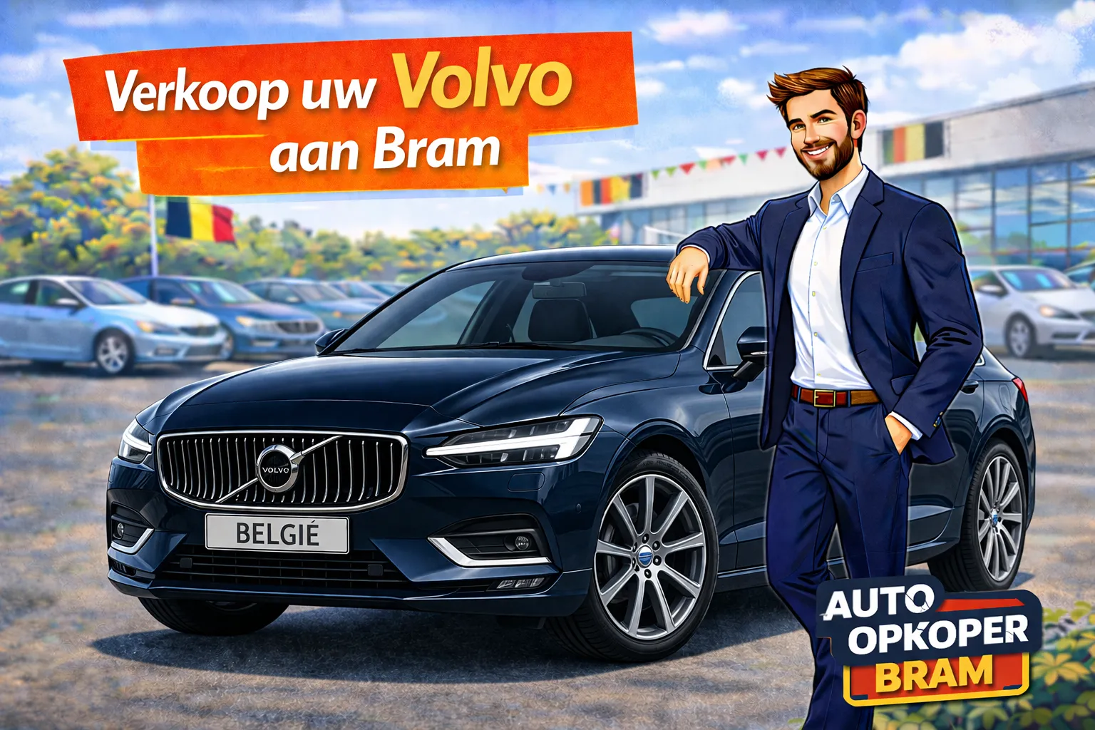 Volvo verkopen in Belgie aan Auto Opkoper Bram - V40, S60, V60 T8 Polestar, V90 Cross Country, XC40 Recharge, XC60 T8, XC90 T8 Recharge, EX30 en EX90 opkoper, ook met VEA koolstof of T8 BMS